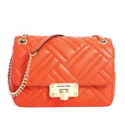 Túi Đeo Chéo Michael Kors mk Peyton Crossbody Bag Mandarin 35S0GP6F2U Màu Cam