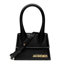 Túi Xách Jacquemus Le Chiquito Signature Leather Mini Handbag 213BA001-3000-990 Màu Đen