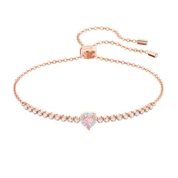 Vòng Đeo Tay Swarovski One Bracelet 5646745 Rose Gold Bracelet & Bangle Màu Vàng Hồng