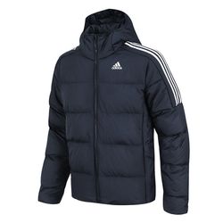 Áo Khoác Adidas Essentials Midweight Down Hooded Jacket Men's Primegreen GT9133 Màu Xanh Navy Size M