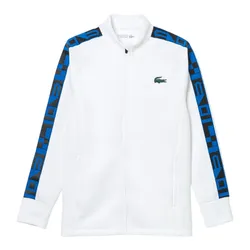 Áo Khoác Lacoste Men's Sport Printed Zip Tennis Sweatshirt SH9430-00 Màu Trắng Size M