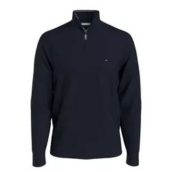 Áo Nỉ  Nam Tommy Hilfiger Solid Quarter-Zip Sweatshirt 78C6087 Màu Xanh Navy Size S