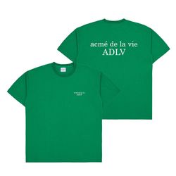 Áo Phông Acmé De La Vie ADLV Tshirt Basic Logo Season2 Màu Xanh Lá Cây