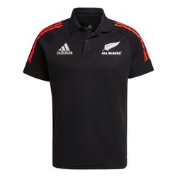 Áo Polo Adidas All Blacks Primeblue Rugby Shirt GU3206 Màu Đen Sọc Cam Size M
