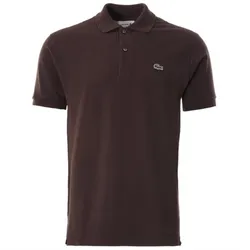 Áo Polo Lacoste Classic Fit L1212 57D Màu Nâu Đậm Size M