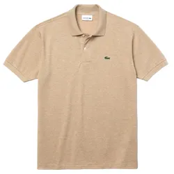 Áo Polo Lacoste Marl Classic Fit L1264 HAB Shirt Màu Be Size L