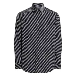 Áo Sơ Mi Diesel Men's Shirt 00S96F 9XXA Màu Đen Size S