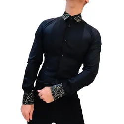 Áo Sơ Mi Nam Dolce & Gabbana D&G Black G5EN4T Màu Đen Size 37