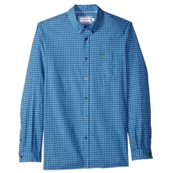 Áo Sơ Mi Lacoste Regular Fit CH1468 K6L Màu Xanh Kẻ Size M