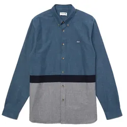 Áo Sơ Mi Lacoste Regular Fit CH2977 51 BT7 Màu Xanh Xám Size S