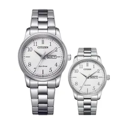 Đồng Hồ Đôi Citizen Classic Eco Drive Watch BM8550-81A Và EW3260-84A Màu Bạc