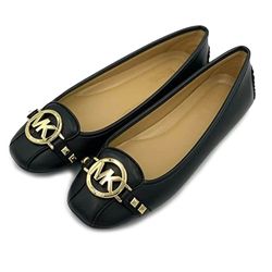 Giày Bệt Michael Kors MK Fulton Stud Signature Flats Black Màu Đen Size 35
