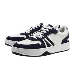 Giày Thể Thao Nam Lacoste L001 123 4 SMA 45SMA0036 Màu Trắng/Xanh Navy Size 9