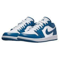 Giày Thể Thao Nike Air Jordan 1 Low Marina Blue DC0774-114 Màu Trắng Xanh Size 35