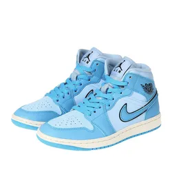 Giày Thể Thao Nike Air Jordan 1 Mid SE  DV1302-400 Màu Xanh  Blue Size 35