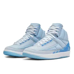 Giày Thể Thao Nike Air Jordan 2 Retro J 'Balvin' DQ7691-419 Màu Trắng Xanh Size 36