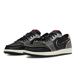 Giày Thể Thao Nike Jordan 1 Low OG EX Black Smoke Grey DV0982-006 Màu Đen Xám Size 36.5