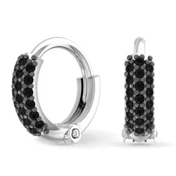 Khuyên Tai Sunlight Earrings For Women Màu Đen Bạc