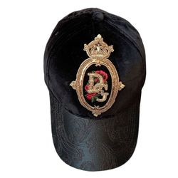 Mũ Nam Dolce & Gabbana D&G Baseball Cap Màu Đen Size 59