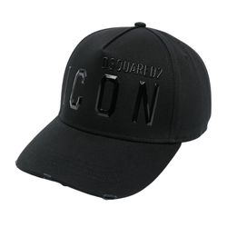 Mũ Dsquared2 Black Logo ICON BCM0664 05C06123 2124 Màu Đen