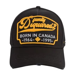 Mũ Dsquared2 Born In Canada Baseball Cap Màu Đen