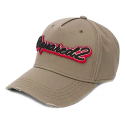 Mũ Dsquared2 Cappello Da Baseball Con Ricamo Màu Be Đậm