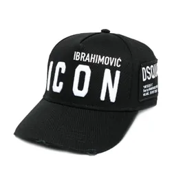 Mũ Dsquared2 Gorra Con Detalle Del Logo Màu Đen