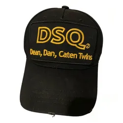 Mũ Dsquared2 Logo Cap Màu Đen Vàng