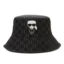 Mũ Karl Lagerfeld Exclusive Ikonik Mono Bucket Hat Màu Đen