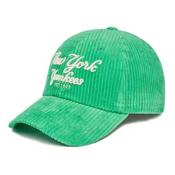Mũ MLB Cursive Corduroy Ball Cap New York Yankees 3ACP71026-50GNS Màu Xanh Lá Cây