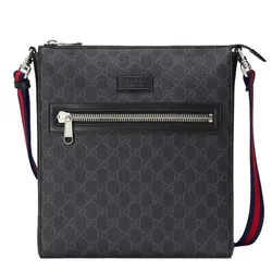 Túi Đeo Chéo Gucci GG Supreme Messenger Bag 474137 K5RLN 1095 Màu Đen