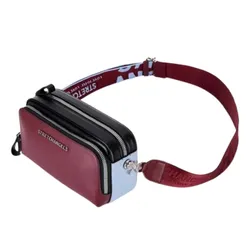 Túi Đeo Chéo Stretch Angels Panini Color Block Bag Mix Màu Đỏ Mận