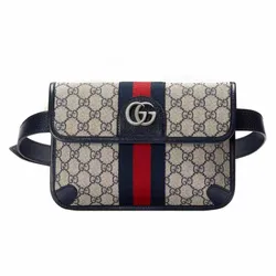 Túi Đeo Hông Gucci Ophidia Màu Xanh Xám