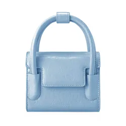 Túi Xách Tay Find Kapoor Marty Bag 12 Crinkled - Light Blue Màu Xanh Blue