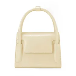 Túi Xách Tay Find Kapoor Marty Bag 18 Crinkled – Cream Màu Kem
