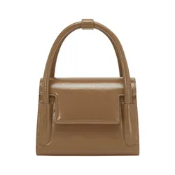 Túi Xách Tay Find Kapoor Marty Bag 18 Crinkled - Light Brown Màu Nâu (Da Bóng)