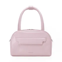 Túi Xách Tay Find Kapoor Marty Laura Bag 21 Crinkled Purple Pink Màu Hồng