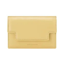 Ví Find Kapoor Marty Card Wallet Crinkled – Butter Màu Vàng