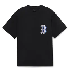 Áo Phông MLB Overfit Monotive Boston Red Sox Tshirt 3ATSM3033-43CGS Màu Đen Size S