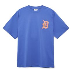 Áo Phông MLB Pop Art Graphic Overfit Detroit Tigers Tshirt 3ATSL0233-46PPS Màu Xanh