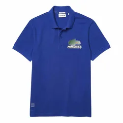 Áo Polo Nam Lacoste Regular Fit PH5026BDM Màu Xanh Biển Size 3