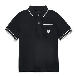 Áo Polo MLB New York Yankees 3LPQM0333-50BKS (Form Lớn) Màu Đen Size S