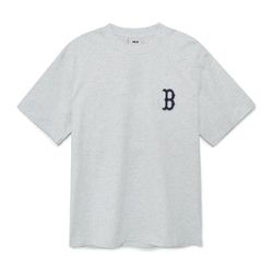 Áo Thun MLB Classic Monogram Big Logo B T-Shirts 3ATSM0233-43MGL Màu Xám Size S