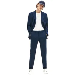 Bộ Vest Lacoste Men's Striped Trousers Màu Xanh Navy Size 48