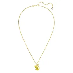 Dây Chuyền Nữ Swarovski Iconic Swan Pendant Swan, Medium, White, Rhodium Plated 5647553 Màu Vàng