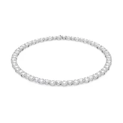 Dây Chuyền Swarovski Millenia Necklace Trilliant Cut, White, Rhodium Plated 5621138 Màu Trắng