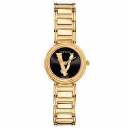 Đồng Hồ Nữ Versace VET300921 Virtus 30mm Watch Màu Vàng Đen