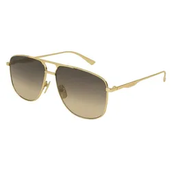 Kính Mát Gucci Prescription GG0336S Màu Nâu Vàng Size 60