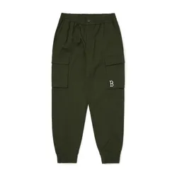 Quần Jogger MLB Cargo Cargo Logo 3LWPB0324-43KAD Màu Xanh Rêu Size M