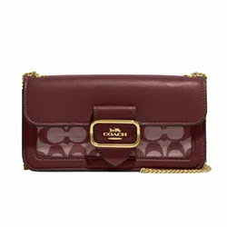 Túi Đeo Chéo Coach Morgan Crossbody In Signature Chambray CH150 Màu Đỏ